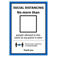 Room Restriction A3 Poster - Office & Premises - Multipack - Pack of 20 Posters