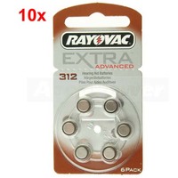 Rayovac Extra HA312, PR41, 4607 Hallókészülék akkumulátor 60-Pack