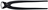 Artikeldetailsicht KNIPEX KNIPEX Rabitzzange poliert, schwarz 250mm Nr. 99 00 250 EAN