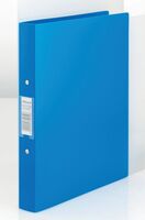 Rexel Budget Ring Binder Polypropylene 2 O-Ring A4 25mm Rings Blue (Pack 10)