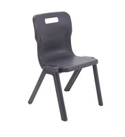 Titan One Piece Chair 430mm Charcoal KF72172