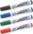 Bic Velleda 1751 Whiteboard Marker Chisel Tip 3.7-5.5mm Line Assorted Co(Pack 4)