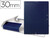 Carpeta Proyectos Liderpapel Folio Lomo 30Mm Carton Gofrado Azul