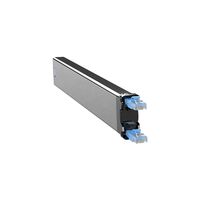 365 STP Cassette Blue C36STPXC6XXX1B, Cable tray, Rack, Polyoxymethylene (POM), Steel, Black, Blue, Silver Cable Management Panels
