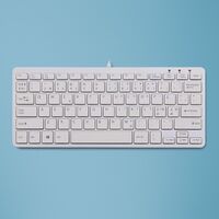 Compact Keyboard (NORDIC)White QWERTY, wired. Win. & Linus Keyboards (external)