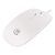 Silhouette Optical Mouse, USB, 1000dpi, White, Three Buttons with Scroll Wheel