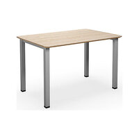 Multifunctionele tafel DUO-U Trend, recht blad, afgeronde hoeken
