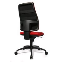 Ergonomic swivel chair, back rest height 680 mm