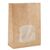 Colpac Recyclable Paper Sandwich Bags with Window Sealable - 155mm - Pack of 250