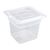 Vogue 1/6 Gastronorm Container with Lid Made of Polypropylene 150mm 2.2Ltr
