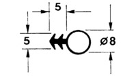 Dichtungsprofil SIPRO 119-5, braun, Rolle à 100m