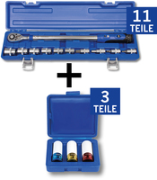 1/2" Reifenwechsel-Bundle, 14-teilig Inhalt: Drehmomentschluessel-Set_394260 1/2" Tiefe Schlag Stecknuss Satz_3082