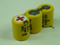 Pack(s) Batterie Nicd 3x 1/3AA NX 3S1P ST1 3.6V 150mAh P2