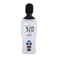 Manual or auto range sound level meter