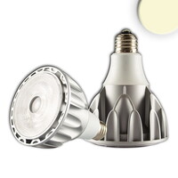 LED Reflektorlampe PAR30, Ø 9.5cm, E27, 32W 3000K 3000lm 14013cd 30°, warmweiß, Alu / Silber