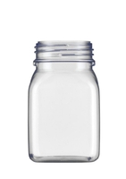200 ml Square wide-mouth containers series 310 PVC clear without cap no. 9073072