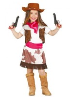 Disfraz de Cowgirl para niña 5-6A