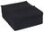 Black Disposable Napkins 40cm 8-Fold Linen Feel Luxury Airlaid Paper Pack of 50