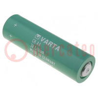 Batterij: lithium; 3V; AA; 2000mAh; niet-oplaadbaar; Ø14,7x50mm
