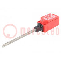 Limit switch; spring, total length 116,8mm; NO + NC; 5A; PG13,5