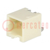 Contact; kabel-plaat; mannelijk; Pico-SPOX; 1,5mm; PIN: 2; SMT; 2,5A