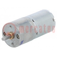 Motor: DC; with gearbox; LP; 12VDC; 1.1A; Shaft: D spring; 55rpm