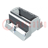 Enclosure: for DIN rail mounting; Y: 110mm; X: 106.3mm; Z: 62mm