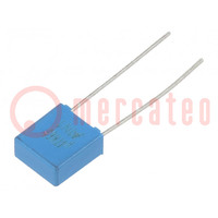 Kondensator: Polyester; 0,47uF; 40VAC; 63VDC; 5mm; ±10%; -55÷125°C