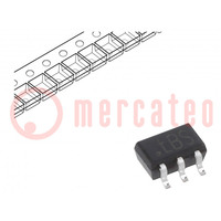 Tranzisztor: PNP x2; bipoláris; 65V; 0,1A; 250mW