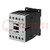 Contactor: 3-pole; NO x3; Auxiliary contacts: NO; 220VDC; 9A; DILM9