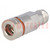 Connector: 4.3-10; female; for cable; straight; plug; 50Ω; IP68