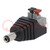 Transition: adapter; 5.5/2.1mm; 5.5mm; 2.1mm; spring clamp