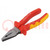 Pliers; insulated,universal; 180mm