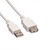 VALUE USB 2.0 Kabel, Typ A-A, ST/BU, weiß, 0,8 m