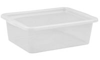 plast team Aufbewahrungsbox BASIC BOX Bettbox, 30,0 Liter (63600183)