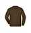 James & Nicholson Klassisches Komfort Rundhals-Sweatshirt Kinder JN040K Gr. 116 brown