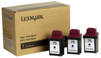 Lexmark Inkjet Kartusche, Schwarz, 3er Pack