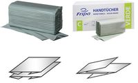 Fripa Handtuchpapier VERDE, 250 x 330 mm, C-Falz, grün (6470102)