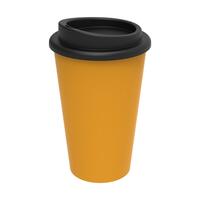 Artikelbild Coffee mug "Premium", standard-yellow/black