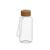 Artikelbild Drink bottle "Natural" clear-transparent incl. strap, 0.7 l, transparent/transparent