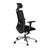 Bürostuhl / Chefsessel CAPTIVA Sitz Stoff / Rücken Netz schwarz / schwarz hjh OFFICE