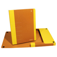 Heftbox Karton A4/3 cm neongelb DONAU 2074001FSC-11