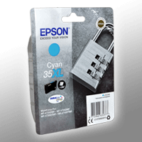 Epson Tinte C13T35924010 Cyan 35XL cyan