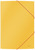 Eckspannermappe Cosy, A4, Karton, gelb