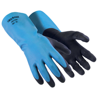 Uvex 60706 Isolierende Handschuhe Schwarz, Blau Polyamid, Polyester, Stahl