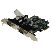 Longshine 2 Port Serial PCI Express I/O Card interfacekaart/-adapter