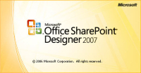Microsoft Office SharePoint Designer 2007, WIN, 1u, UPG, CD, NOR Desktop publishing 1 x licencja Norweski