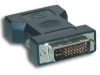 MCL Adapter DVI-I to HD15 VGA (D-Sub) Noir