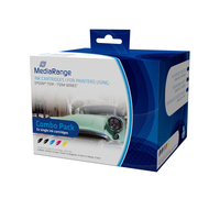 MediaRange MRET129 ink cartridge 5 pc(s) Standard Yield Photo black, Photo cyan, Photo magenta, Photo yellow