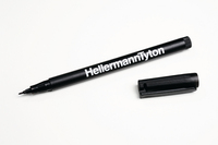 Hellermann Tyton 500-50820 marcador permanente Punta redonda Negro 2 pieza(s)